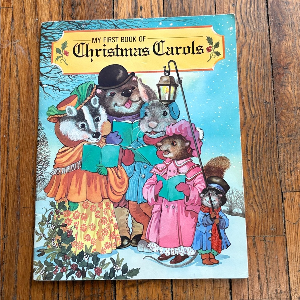 🎄🎼🎹1984 Charming Traditional Christmas Carolers Book w/ Sheet Music VTG EUC